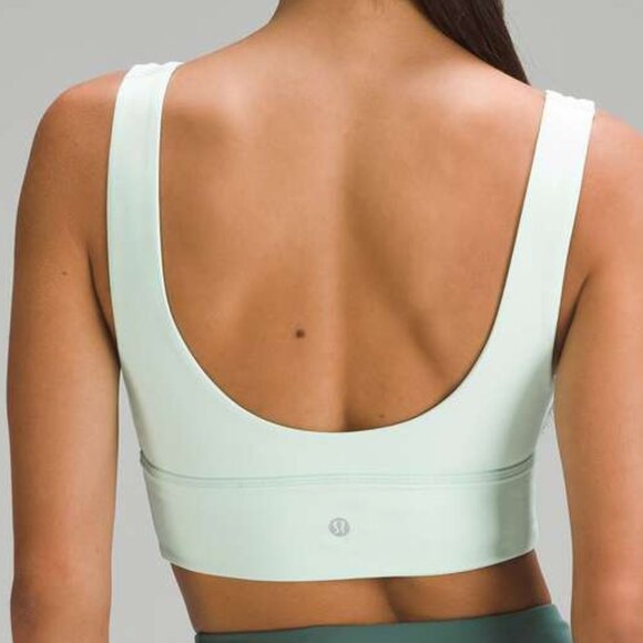 Lululemon Align V-Neck Bra *Light Support, C/D Cup Mint Moment - NWT - Size 14 - Picture 2 of 6